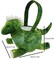 Adorable 3D Green Plush Dinosaur Basket Easter Basket Easter Egg Hunting Basket Halloween Trick or Treat Basket